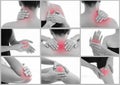 Muscle pain Royalty Free Stock Photo