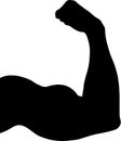 Muscle Silhouette Power