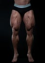Muscled legs Royalty Free Stock Photo