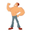 Muscleman Royalty Free Stock Photo