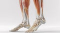 The muscles of the legs are shown in this image, AI