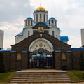 Muscovites visit church on the eve of a religious holiday of orthodox Easter