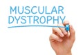 Muscular Dystrophy Handwritten With Blue Marker Royalty Free Stock Photo