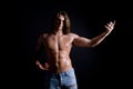 Muscular male body Royalty Free Stock Photo