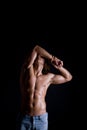 Muscular male body Royalty Free Stock Photo