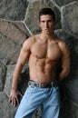 Muscular Male Model Royalty Free Stock Photo