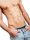 Muscular male torso Royalty Free Stock Photo
