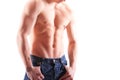 Muscular male torso