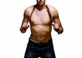 Muscular male torso Royalty Free Stock Photo