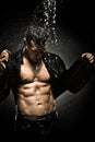 Muscular guy Royalty Free Stock Photo