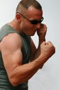 Muscular young man Royalty Free Stock Photo