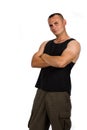 Muscular young man Royalty Free Stock Photo