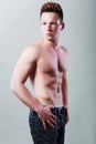 Muscular young man