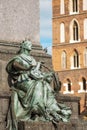 Muse of Poetry on Krakow Main Square