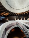 Musee gallo romain, roman museum on the fourviere hill, Lyon old town, France Royalty Free Stock Photo