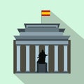 Museo del Prado with Velazquez statue Royalty Free Stock Photo