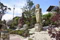 Museo Inti Nan (Mitad del Mundo). Ecuador. Ecuator line Royalty Free Stock Photo