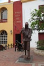 Cartagena Columbia entrance to the naval museum of the Carib