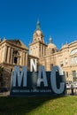 Museu Nacional d& x27;Art de Catalunya. MNAC is the national museum of Catalan art located in Barcelona, Catalonia, Spain Royalty Free Stock Photo