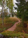 Museum in Ainola Jean Sibelius` villa in Jarvenpaa.