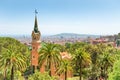 Museum of Antoni Gaudi in park Guell