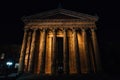 The Museum of Art at night, in Philadelphia, Pennsylvania Royalty Free Stock Photo