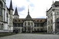 The courtyard in front of The Swiss National Museum in Zurich.