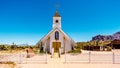 Museum Building in Lost Dutchman State Park in Arizona, USA Royalty Free Stock Photo