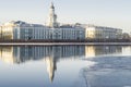 Museum Cabinet of Curiosities in Saint Petersburg with Reflectio