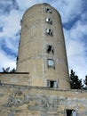 Museum of Coastal Defense, the historic Fire Control Tower in Hel Royalty Free Stock Photo