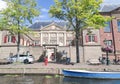 Museum `De Lakenhal` in the historic city of Leiden, Netherlands Royalty Free Stock Photo