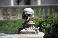 Museum di San Martinio - human skull Royalty Free Stock Photo