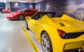 Museum Enzo Ferrari. Exhibition hall of sport cars Ferrari