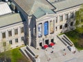 Museum of Fine Arts aerial view, Boston, MA, USA