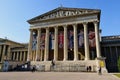 the Museum of Fine Arts in Budapest. painting Exhibition of Renoir. stone exterior with large columns
