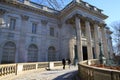 Driveway in front of Museum of Fine Arts boston Royalty Free Stock Photo