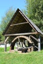 Museum of the gold mine Rosia Montana, Apuseni Mountains, Transylvania Royalty Free Stock Photo