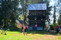 Museum of the gold mine Rosia Montana, Apuseni Mountains, Transylvania Royalty Free Stock Photo