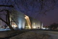 Museum of the History of Polish Jews at night