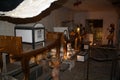 Museum on an island in Cairo. Copies of treasures and objects found in Tutankhamun\'s tomb.