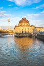 Museum Island at sunset in Berlin city, Germany Royalty Free Stock Photo