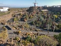 Museum of Jardin de cactus at Lanzarote on Canary island, Spain