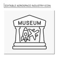 Museum line icon