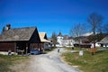 Museum of Liptov village in Pribylina, the youngest museum in nature in Slovakia Royalty Free Stock Photo
