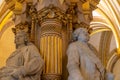 Statues of men in Museum of Military History in Vienna