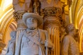 Statues of men in Museum of Military History in Vienna