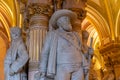 Statues of men in Museum of Military History in Vienna Royalty Free Stock Photo