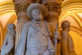 Statues of men in Museum of Military History in Vienna