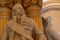 Statues of men in Museum of Military History in Vienna Royalty Free Stock Photo