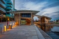 Museum of Modern Art In Residential Multi-storey Houses In Aker Brygge District In Summer Evening in Oslo city. Royalty Free Stock Photo